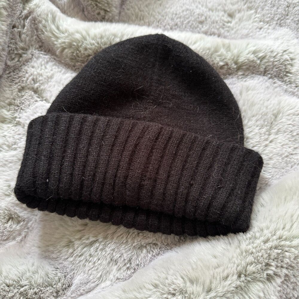 Dkny Logo Patch Rayon Beanie - image 3